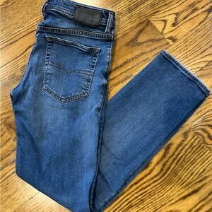 Diesel Baster Regular Slim Tapered Jeans Muted Blue 084NS W30 L30